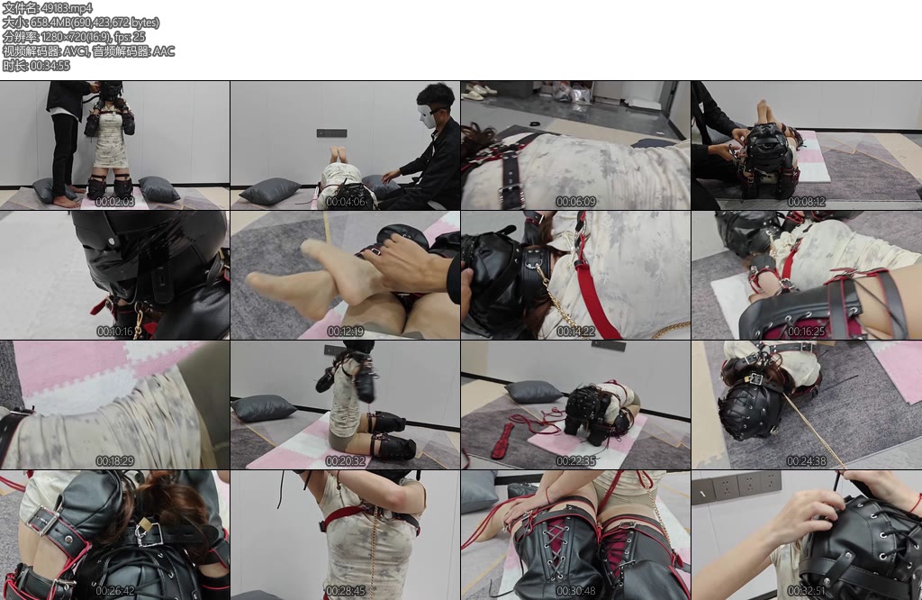 [云翎清风] 温婉妹子的k9头套zx体验-丝依依