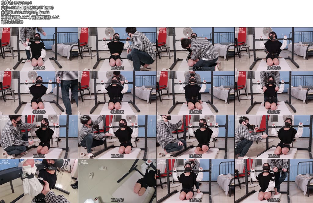 [心悦艺束] 双马尾欢欢跪姿铁架TK-丝依依