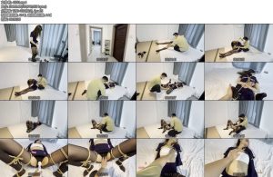 [延江艺束] 美丽空姐准备上班不料精心打扮居然便宜了入室劫匪-丝依依