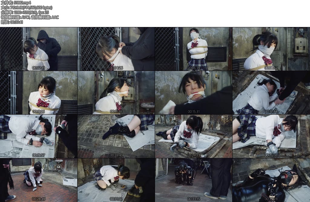 [亚洲绳艺] 動画MP4ヒトイヌにされた女学生標準版-丝依依