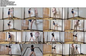 [涵涵原创] 单腿吊佩戴插件口舌侍奉-丝依依