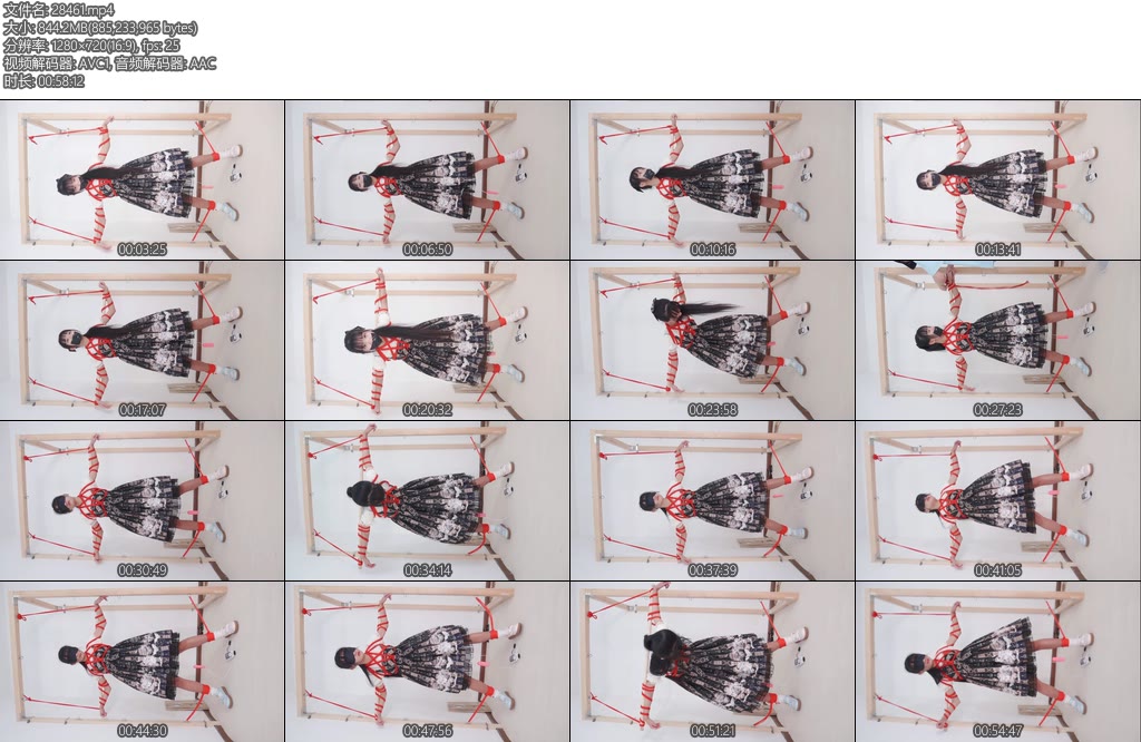 [亚洲绳艺] 捆绑罚站1小时电击跳0惩罚调教-丝依依