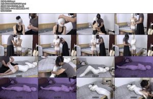 [出租屋原创] 出租屋游戏 纯白木乃伊绷带放置到半梦半醒强制X_X抽查gc筋膜枪强制gc紧绷全过程放置过程这次糖糖真的好过分-丝依依