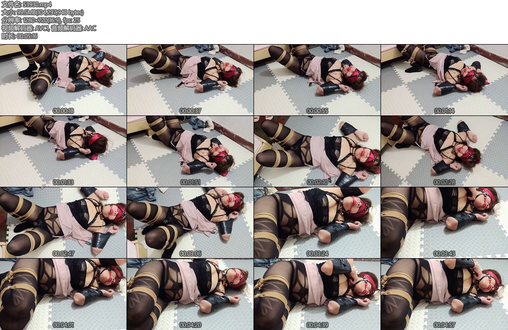 [山水原创] 犬缚女m口球堵嘴蒙眼强制高潮短视频-丝依依