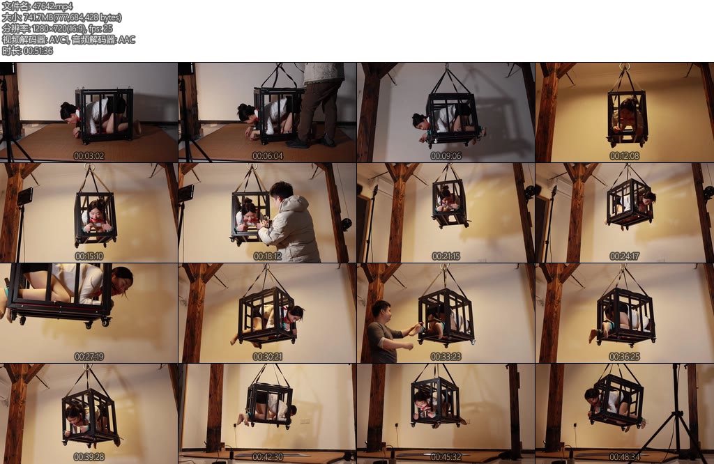 [路由原创] 吊笼试道具试了一个小时可怜的可可-丝依依