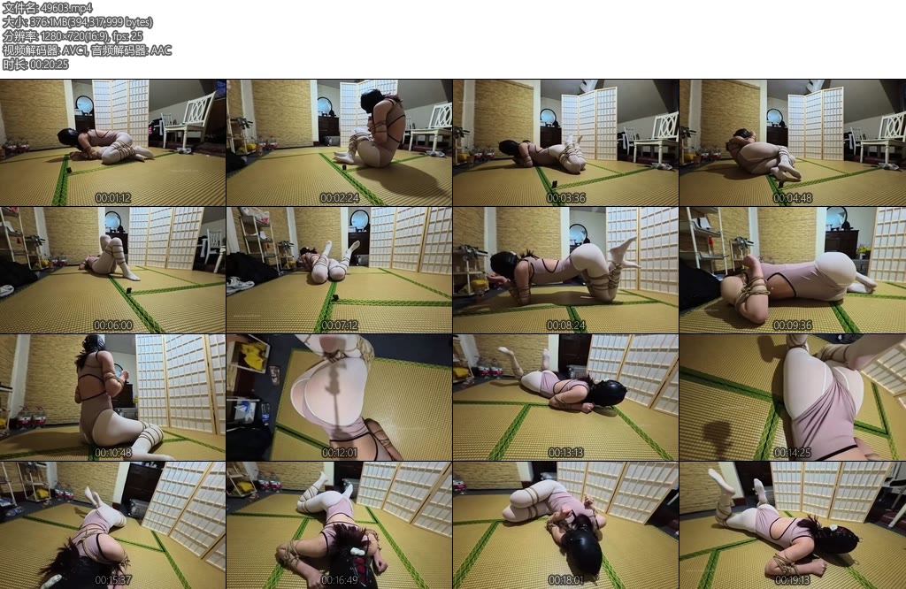 [渎竺原创] 川川女舞蹈生的魔术逃脱挑战比赛下-丝依依