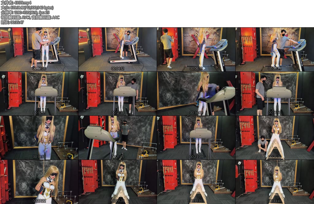 [意之窗] 汤圆长靴女英雄跑步机与木马-丝依依