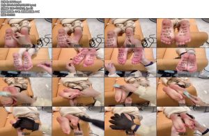 [亚洲绳艺] 写字抹油挠脚-丝依依