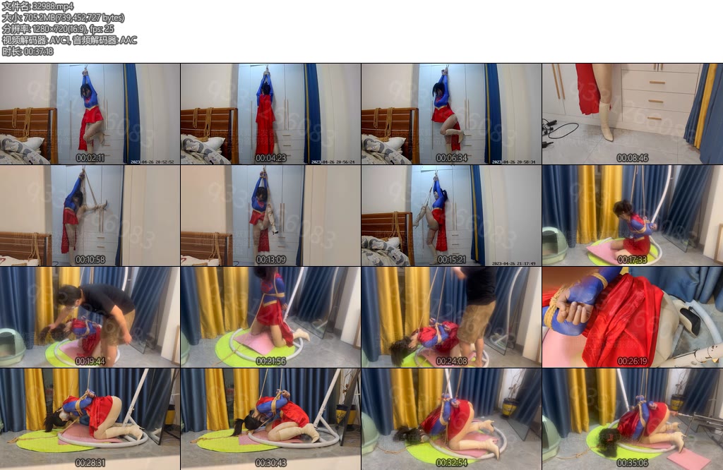 [欢乐谷] 女超人的磨难 拯救世界的女超人遇到了蒙面大叔也是只有束手就擒的份-丝依依
