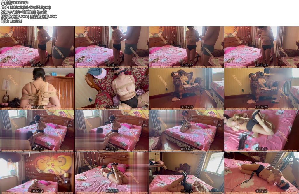 [BJ原创] 北京绳艺 X_X 内衣光腿紧缚-丝依依