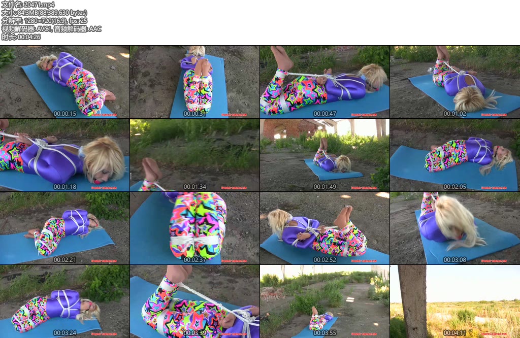 [欧美绳艺] Spandex Bondage No.080-丝依依