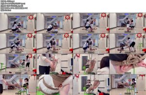 [媚娘原创] 椅子吊绑调教-丝依依