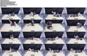 [琥珀堂] 秀儿白丝镣铐，一个人无聊自己绑自己，自己玩棒棒挺开心-丝依依