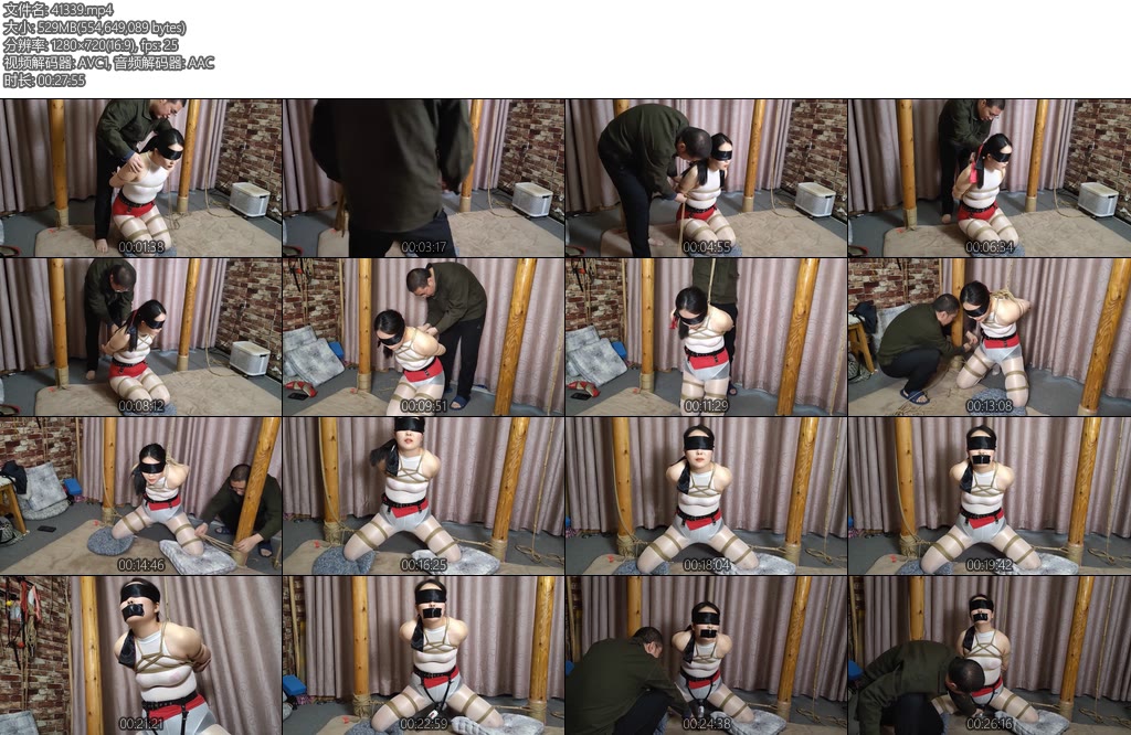 [束缘阁] 可可膝盖跪地分腿固定-丝依依