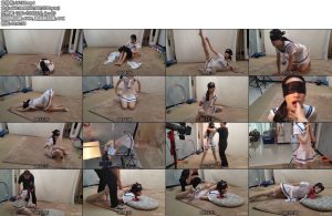 [随心原创] 雅熙人妻学生服 金属杆子的驷马-丝依依