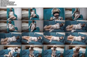 [Chirsgag] 旗袍穹妹被入室捆绑丝袜堵嘴后胶带封嘴-丝依依