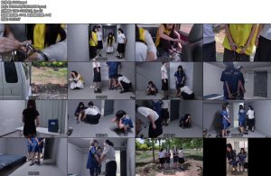 [鑫鑫原创] 新模特小艾云思饰演女毒贩和杀人犯下被逮捕后户外指认现场两人被判死刑带30斤重脚镣最后在户外二人被枪决五花大绑押赴刑场-丝依依