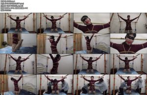 [胜景影视] 女M痛苦固定在床上戴着口球口水止不住地往下流-丝依依