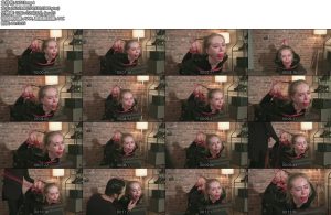 [欧美绳艺] RussianFetish Olesya Pretty blonde hogtied and gagged in catsuit-丝依依