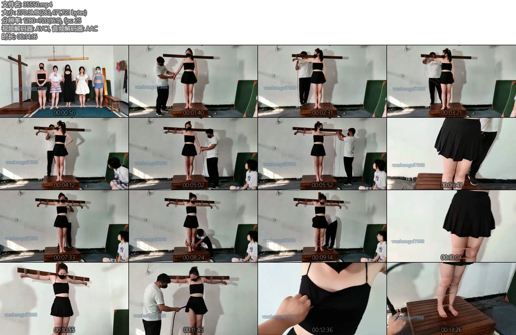 [山鬼原创] 五个妹子被捆起来玩弄各种姿势各种造型（第二集）-丝依依