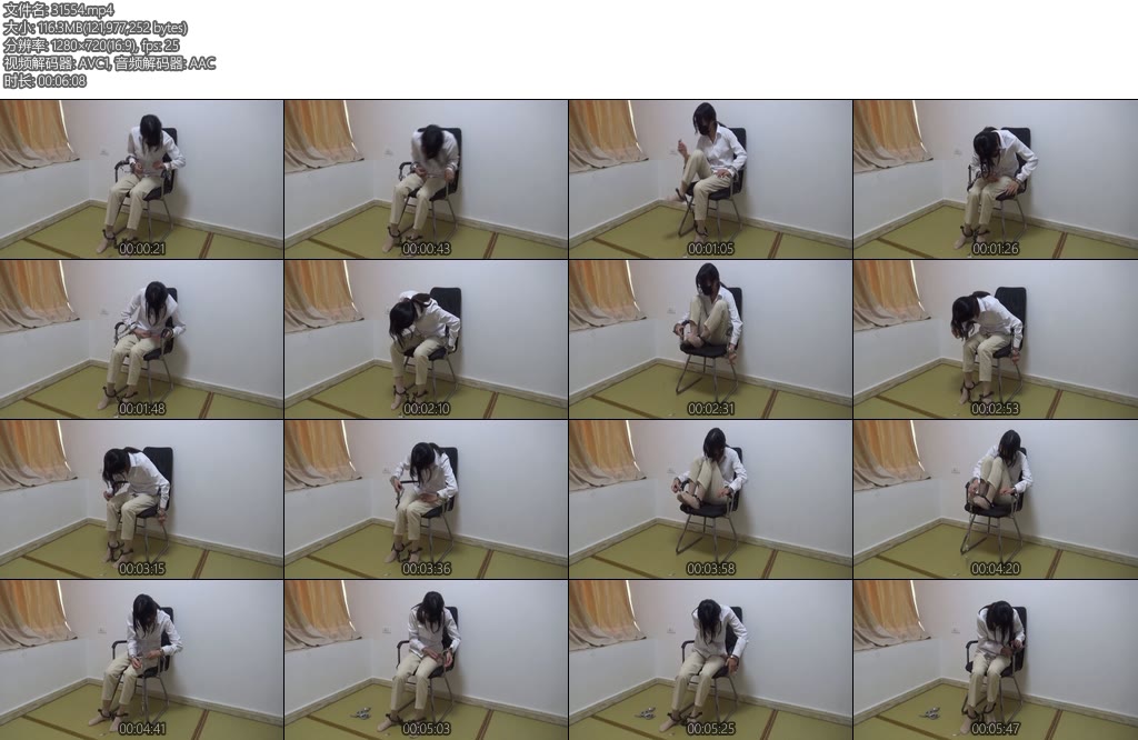 [新月原创] 雨晴凳子上镣铐铐住手脚裤里丝增加拿到钥匙难度看她如何凭本事自救-丝依依