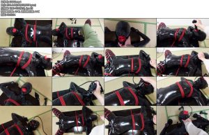 [D-Lemon] 2号全頭マスク緊縛イマラバルーン調教 一觉醒来怎么什么也看不见，全身像是被全部包裹住了一样-丝依依