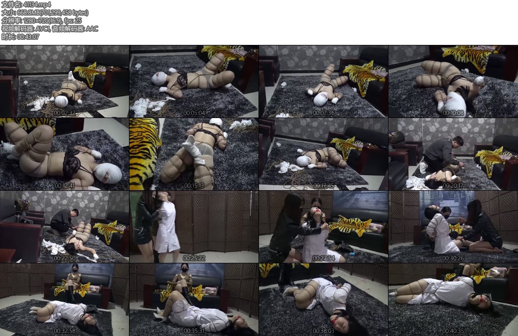 [胜景影视] 新片四集连续剧古玩家秘密第三集她们回到自己家又筹划再去古玩家盗点宝贝女主人正在化妆准备上班她们闯进来把女主人捆绑堵嘴-丝依依