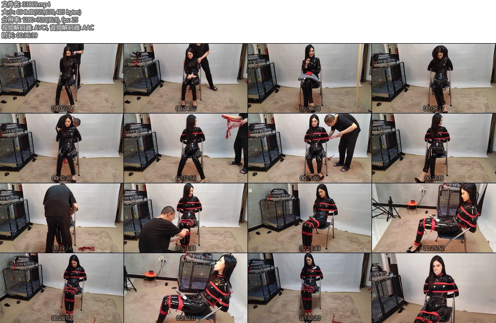 [随心原创] 江奈被抓的搜查官椅子折磨-丝依依