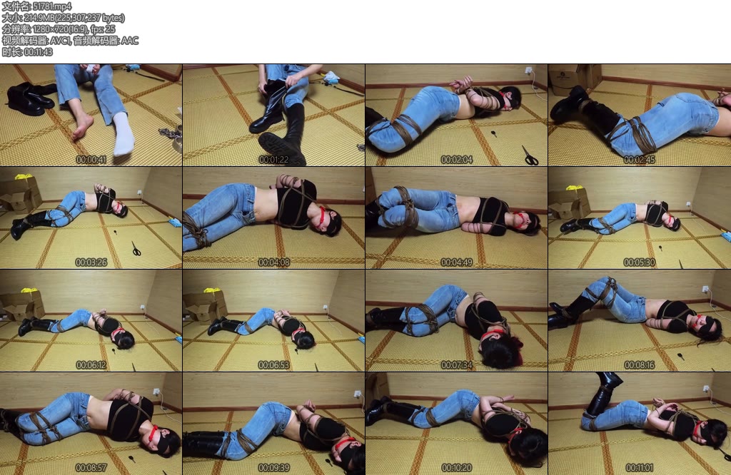 [渎竺原创] 脱缚系列1上久违的脱缚挑战回归了绑法复去年第一期让我们来看看新人表现如何吧-丝依依