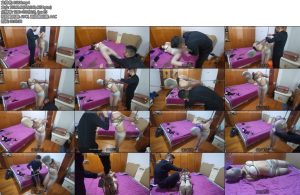 [网友原创] 我的媳妇 115弹、双肉丝高跟后手高吊缚全身强行固定勒yin五层丝袜套头塑料袋最后驷马挣扎虐虐虐-丝依依