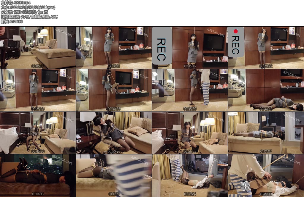 [欢乐谷] 被测底调教至虚脱的酒店前台-丝依依