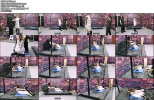 [飞天原创] 悦儿白色旗袍高筒靴白手套肉丝直臂重刑镣铐跪立口口直臂驷马强制gc-丝依依