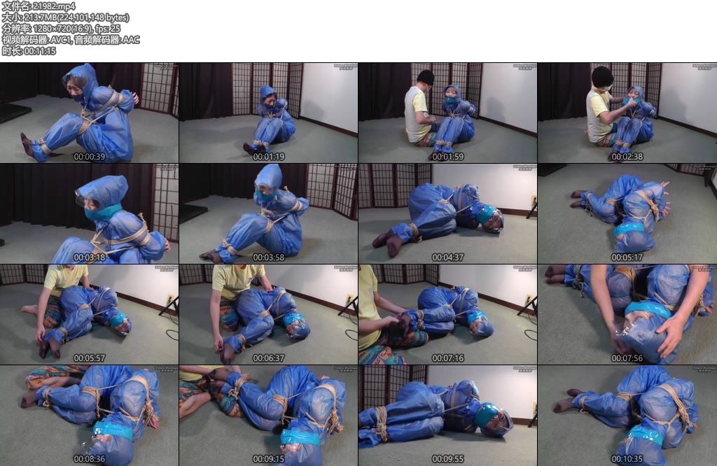 [亚洲绳艺] 雨衣黑丝-丝依依