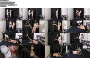 [亚洲绳艺] 黑丝粉裙美女吊缚完整版-丝依依