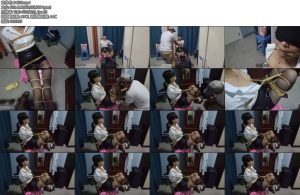 [理想与现实] 囚禁白领椅子捆绑-丝依依