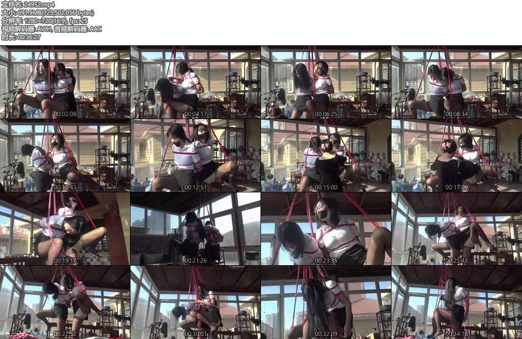 [胜景影视] 女绳师捆吊新M（二）-丝依依