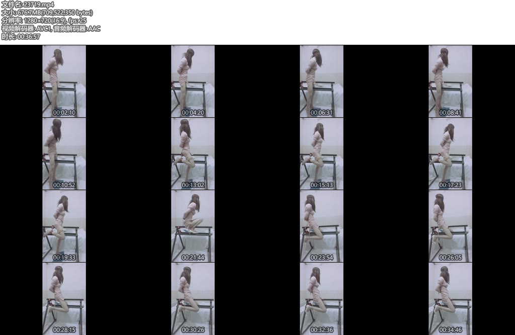 [安妮原创] 自娱自乐（三角铁架的自缚）踮脚惩罚变态指压板-丝依依