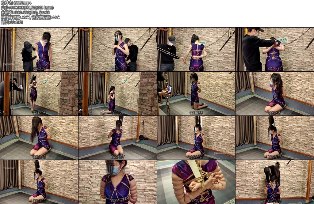 [一绳所爱] 珍珍极限麻绳五花大绑紧缚-丝依依