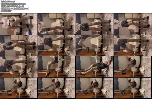 [亚洲绳艺] cd黑丝oL自缚吊缚-丝依依