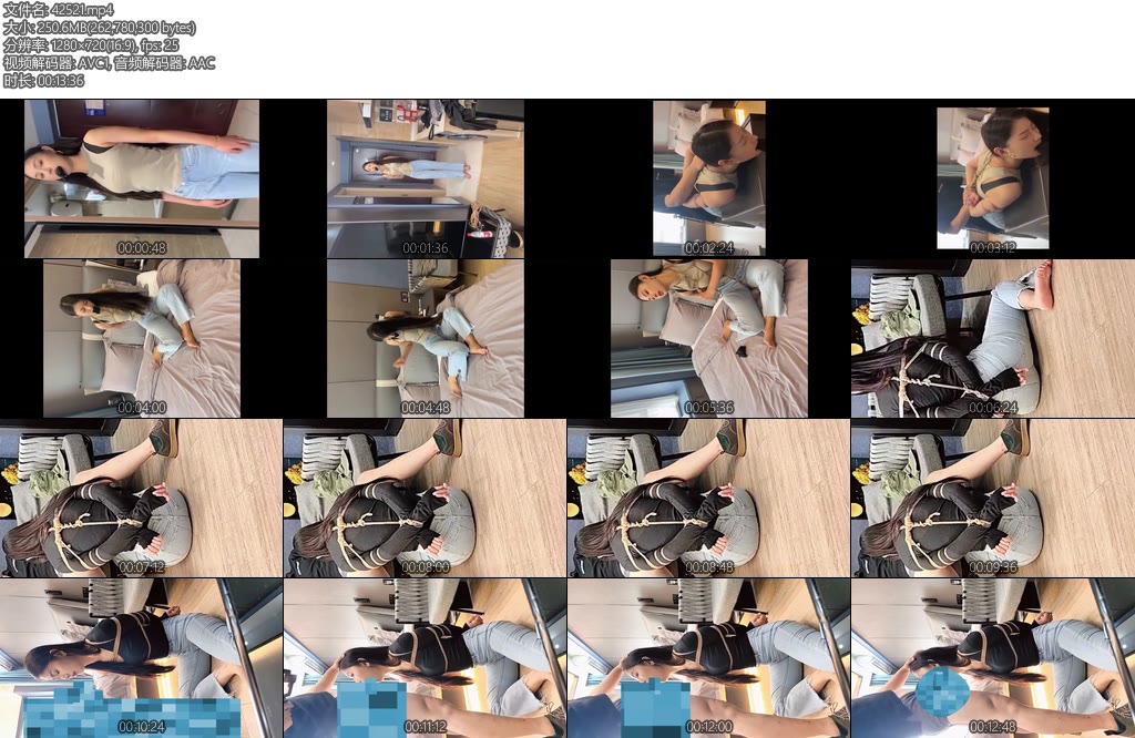 [玩绳男孩] (玩绳的孩子) 新妹子常服捆绑堵嘴后入口舌侍奉和挣扎脱缚-丝依依