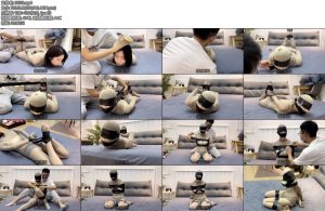 [默示录] 缚艺录小泪全身丝袜与胶带的捆绑-丝依依