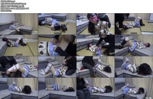 [新月原创] 琳媚定拍剧情片被学长蹂躏的长筒靴女孩蒙眼封嘴带着TD被挠被玩JIO被放置-丝依依