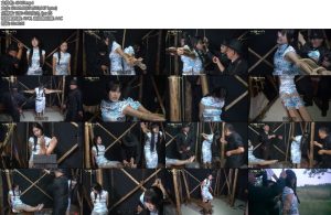 [一绳有你] 铁骨芳心漂亮姐妹俩情报室被捕刑房绑在一起垫脚鞭打老虎凳后手吊俩特务划拳输赢选择用刑不屈上刑场-丝依依