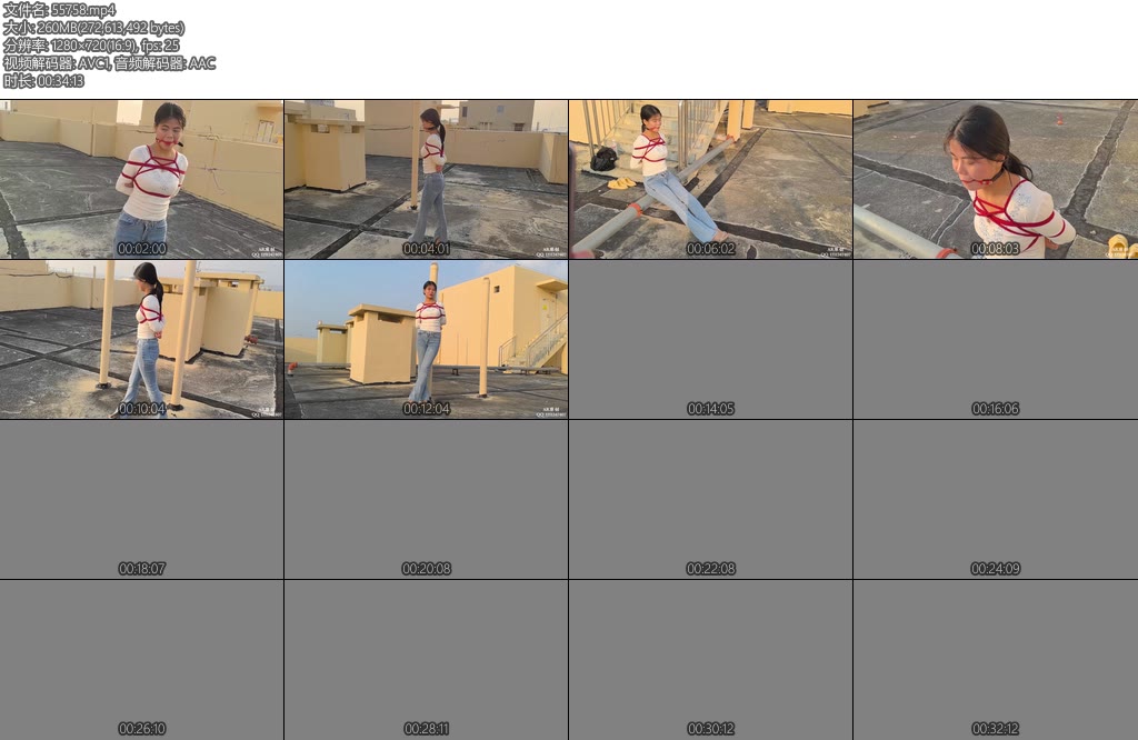 [安然原创] 楼顶的捆绑-丝依依