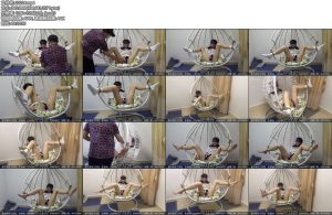 [新月原创] 雨涵首次尝试被羞耻的开脚捆绑在吊篮里 TD 蒙眼堵嘴一直呻吟 脚都软了-丝依依