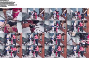 [BadCat] saberX远坂凛双人赛车服雪儿X妙妙双人麻绳紧缚棒棒揉熊羞辱SP挠痒-丝依依