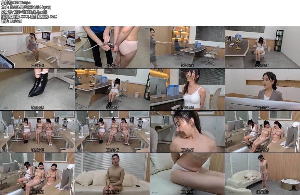 [JS原创] 国外定制办公室危机经理前台应聘者女劫匪四位美女演绎一场精彩的抢劫案-丝依依