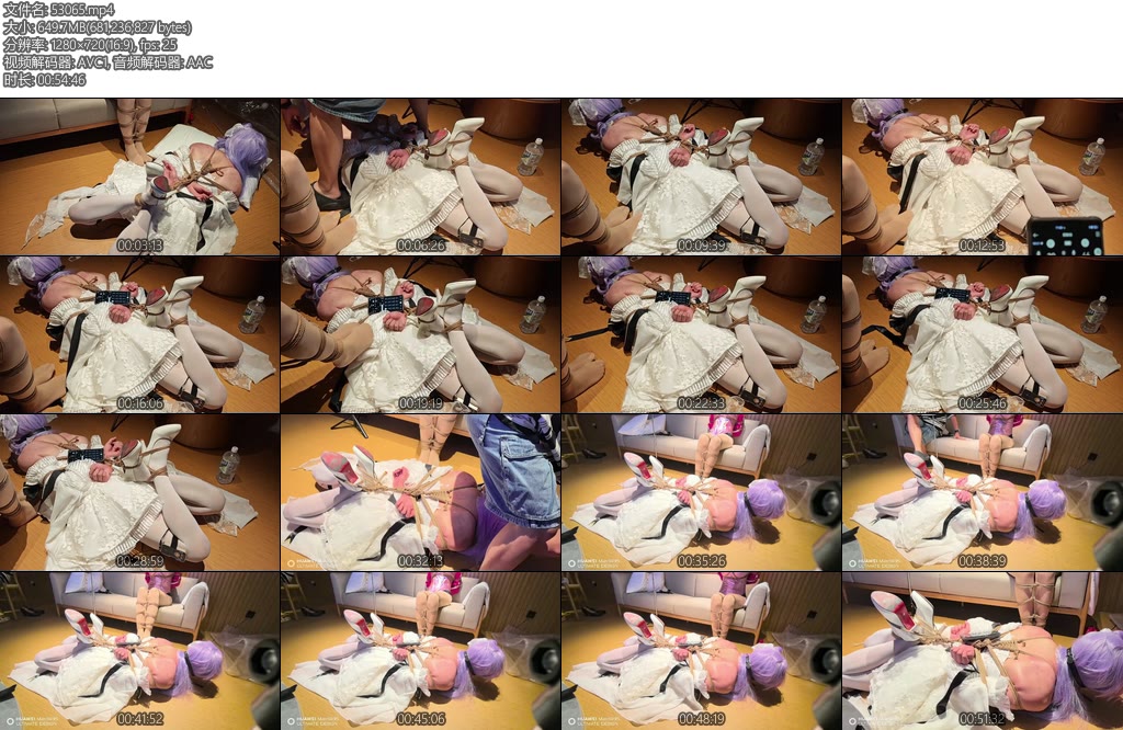 [亚洲绳艺] 我一定会回来的 两m互咬后被大魔王控制-丝依依