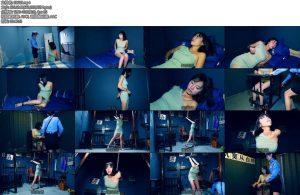 [胜景影视] 毒之悔以上集女毒贩李梦缘贩卖毒品被抓捕后拒不交代罪行大字反绑吊缚惩戒-丝依依