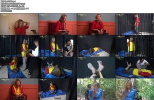 [一绳有你] 大学生贩卖运输违禁品戴手铐检查审讯口戴竹枷关押驷马宣判死刑五花大绑刑场毙命-丝依依